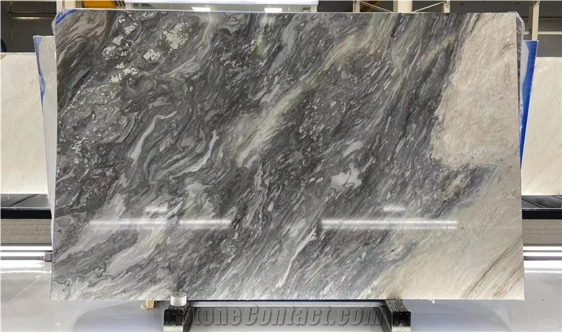 Palissandro Nuvolato Marble Slabs For Interior Design