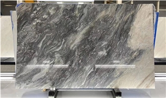 Palissandro Nuvolato Marble Slabs For Interior Design