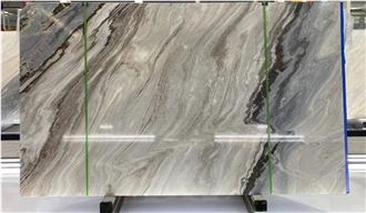 Palissandro Nuvolato Marble Slabs For Interior Design