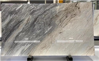 Palissandro Nuvolato Marble Slabs For Interior Design