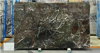 Petroleum Green Marble Slabs For Interior Design
