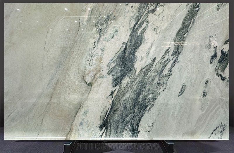 Polished Macaubas Fantasy Quartzite Slabs