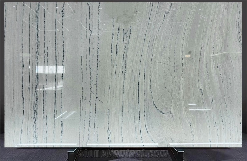 Polished Macaubas Fantasy Quartzite Slabs