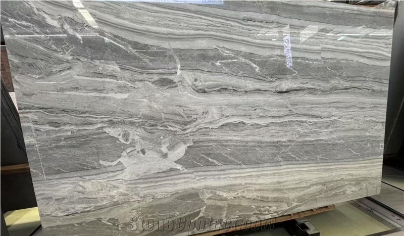 Silver Breccia Marble Slabs For Floor Wall Decoration