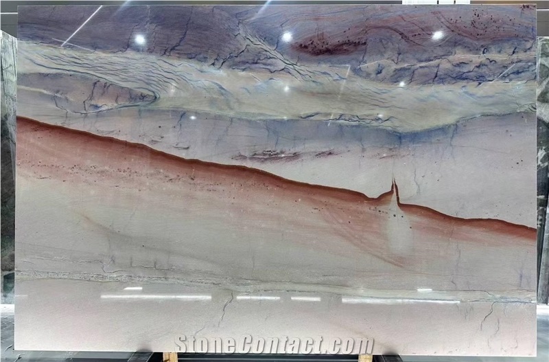 Sky Realm Quartzite Slabs For Wall Floor
