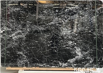 Snowflake Black Marble Slabs For Home Decoration