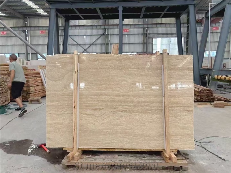 Turkish Travertine Slabs Polished
