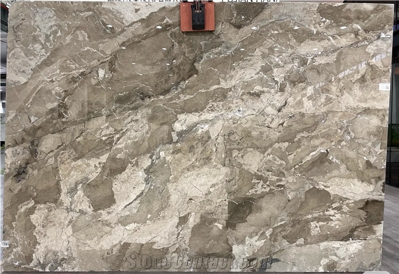 Van Gogh Brown  Marble Slabs For Decoration