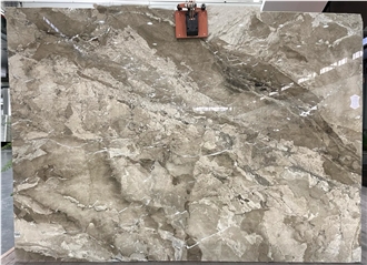 Van Gogh Brown  Marble Slabs For Decoration
