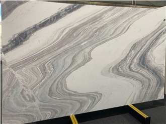 Van Gogh White Marble Slabs Polished