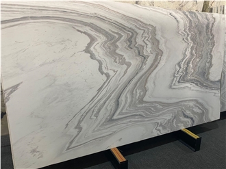 Van Gogh White Marble Slabs Polished