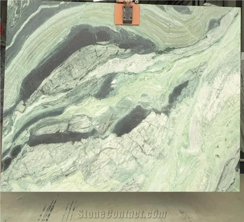 Verde Prato Marble Slabs For High-End Decoration