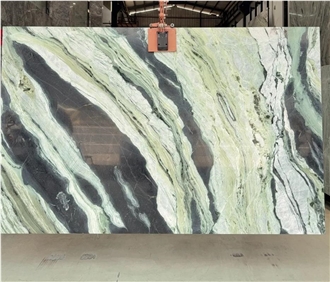 Verde Prato Marble Slabs For High-End Decoration