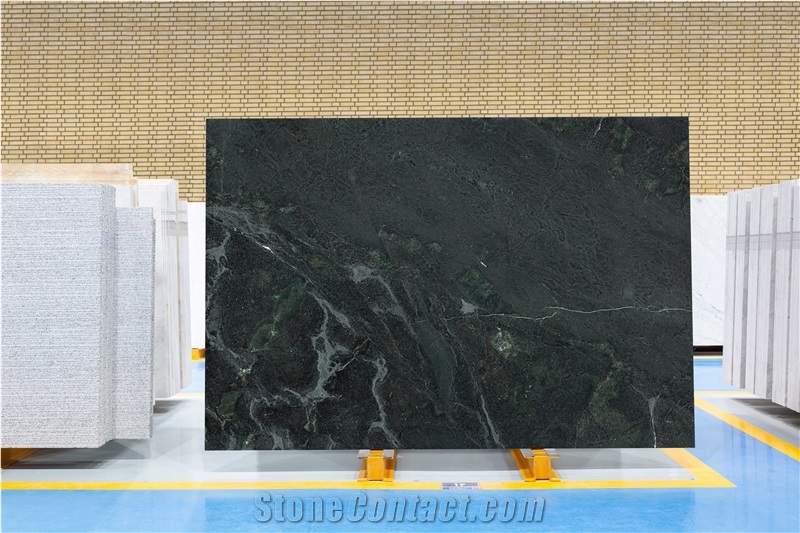 Sabz Dane Anari Dark Green Granite Slabs