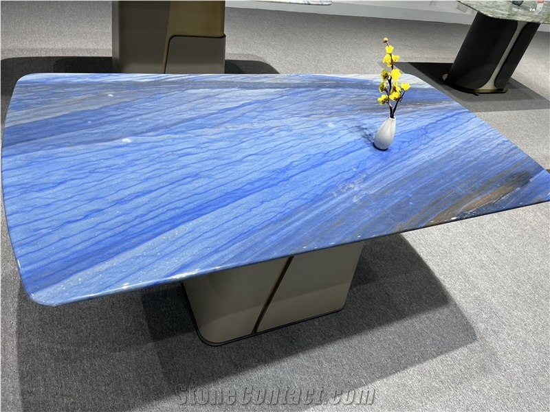Brazilian Blue Stone Blue Azul Macaubas Quartzite Slabs