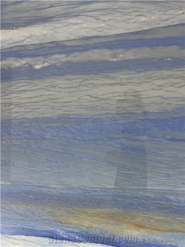 Brazilian Blue Stone Blue Azul Macaubas Quartzite Slabs