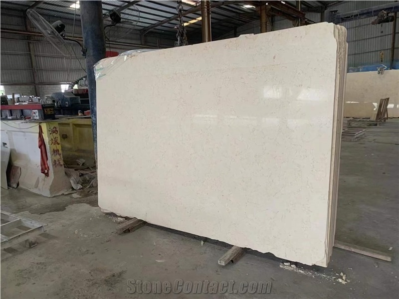 Egypt Cream Beige Galala Classic Marble Slab Tiles