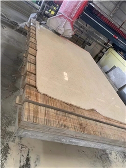 Egypt Cream Beige Galala Classic Marble Slab Tiles