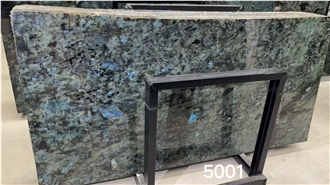 Luxury Shiny Blue Labradorite Granite Slabs Luxury Shiny Blue Labradorite Granite Slabs