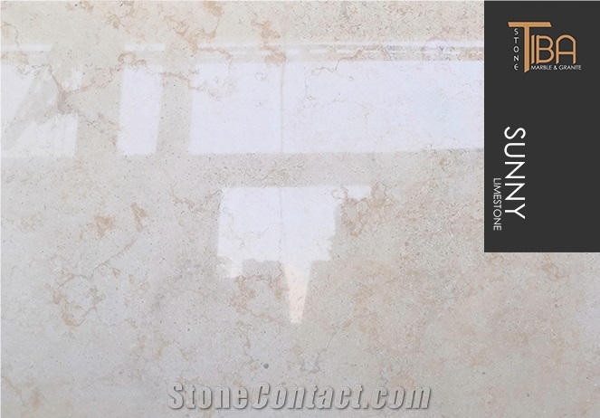 Sunny Menia Limestone Slabs, Limestone Tiles