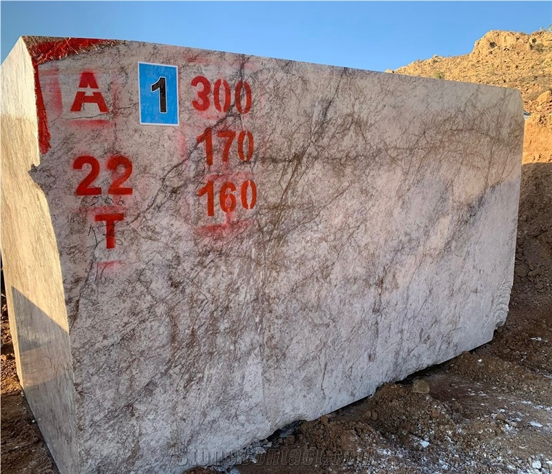Silver Platinum Marble Blocks