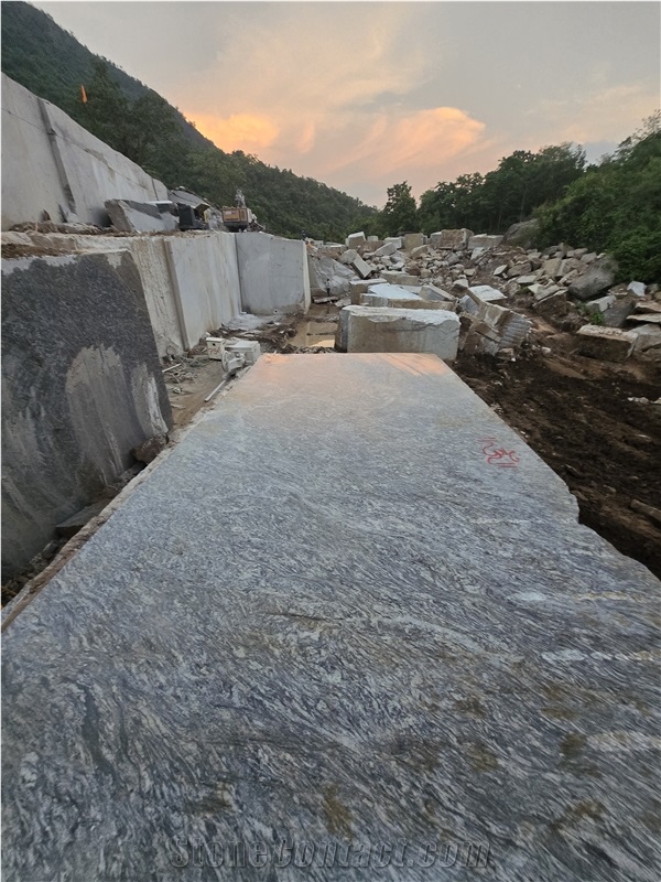 Kingfisher Blue Granite Blocks