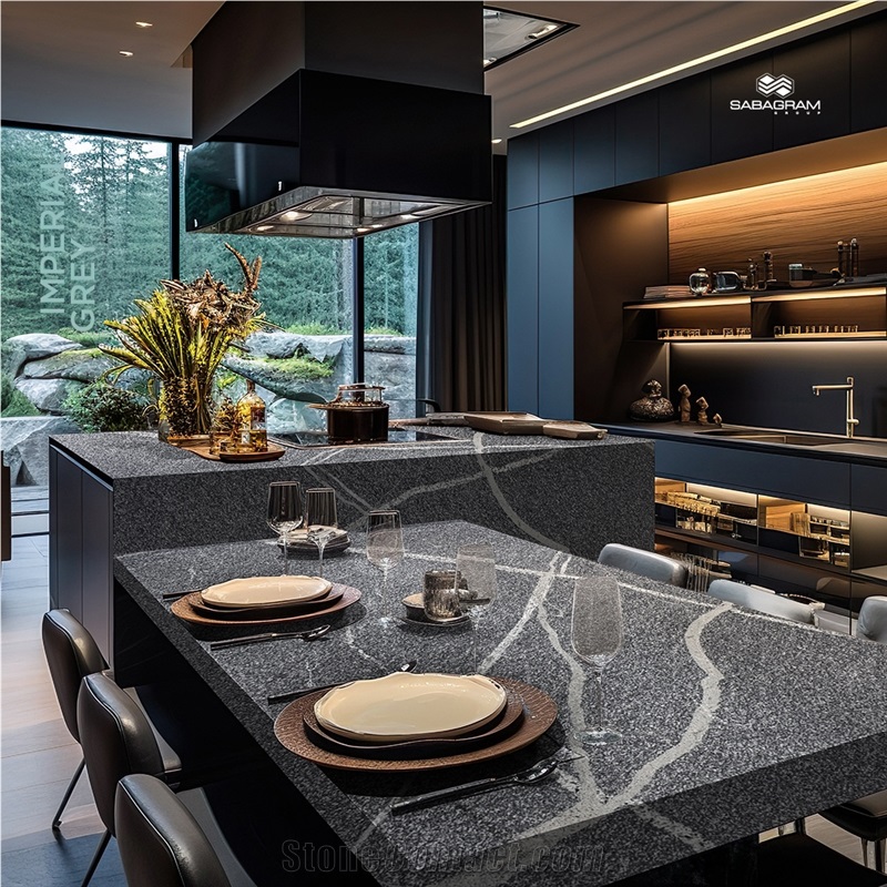 Imperial Gray Granite Slabs