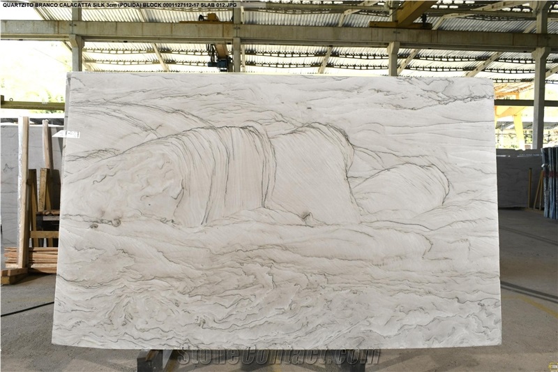 White Silk Quartzite Slabs