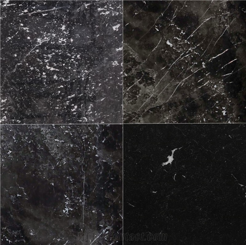 Laguna Black Marble Slabs And Tiles