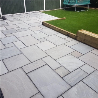 Kandla Grey Sandstone Patio Pavers