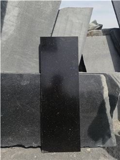 Black Galaxy Granite Polished Slabs