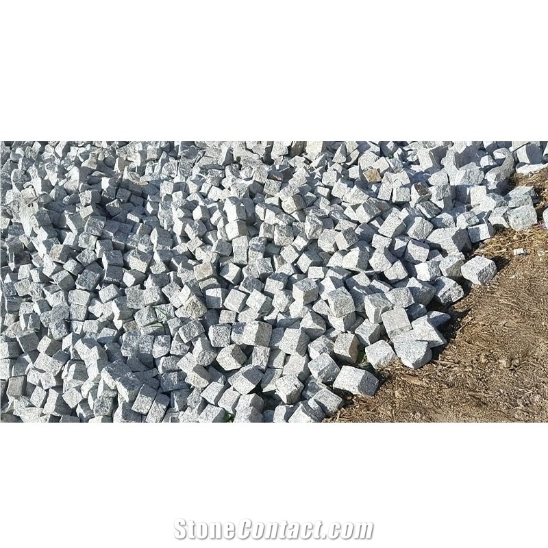 Gray Granite Cobble Stone