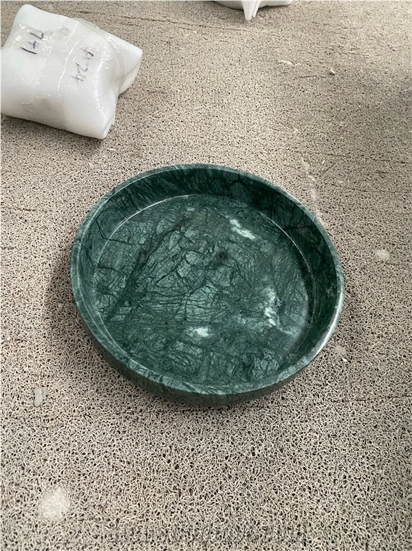 Dark Green Marble Jewerly Dishes Home Decor Products