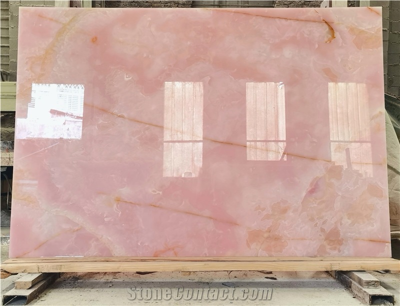Afghanistan Pink Jade Onyx Slabs