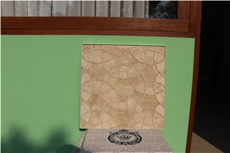 Handcrafted 3D Travertine Mosaic Tiles