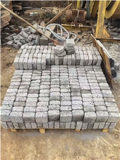 Tumbled Vesicles Basalt Cube Stone