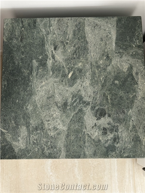Wiz Green Marble Cubes Side Table