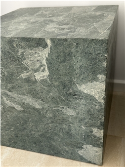 Wiz Green Marble Cubes Side Table