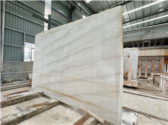 Guangxi White Marble Slabs For Decor