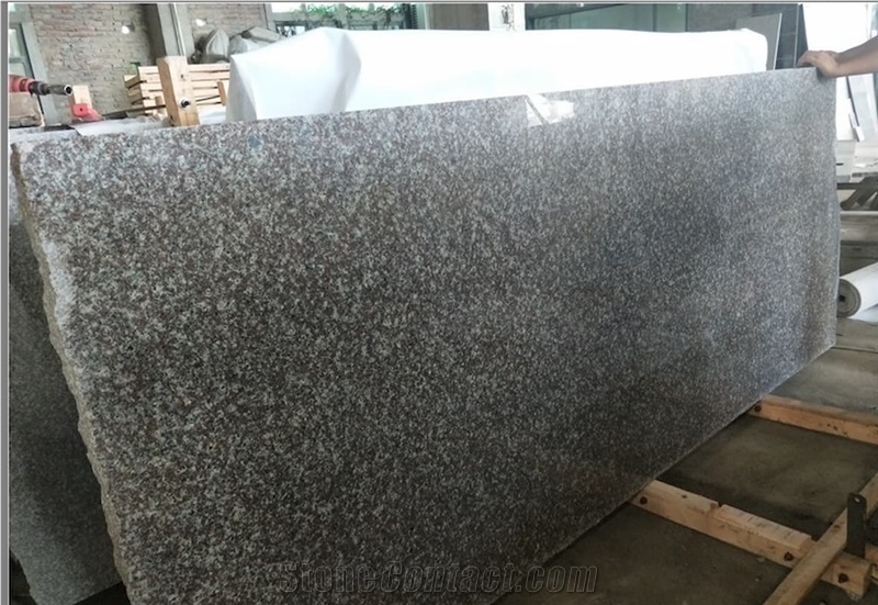 China Luoyuan Bainbrook Brown  G664 Granite Red Slab Tiles