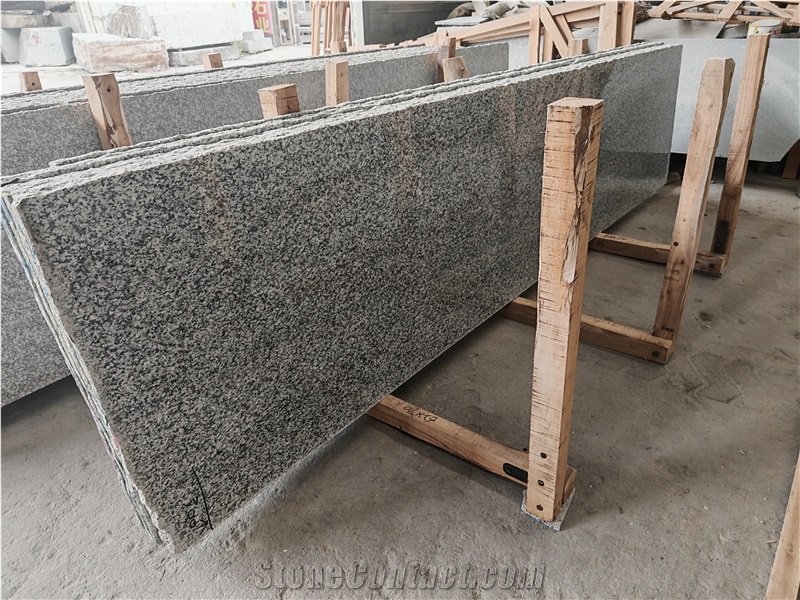 China Polished Ivory White Granite Slabs