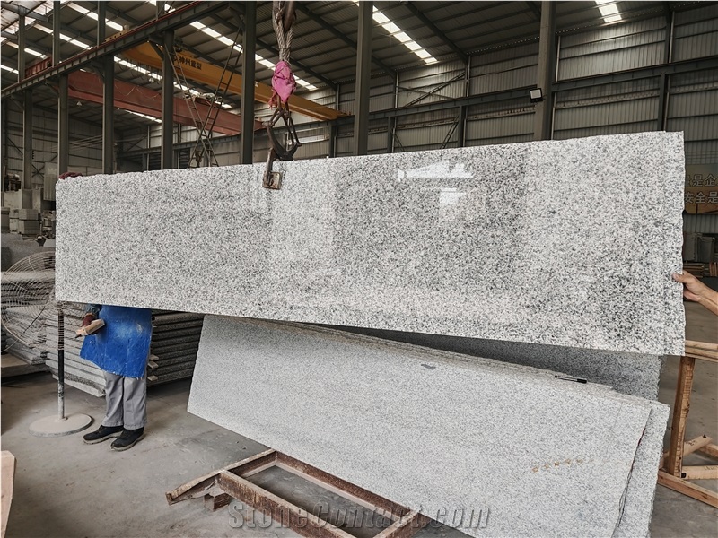 China Polished Ivory White Granite Slabs