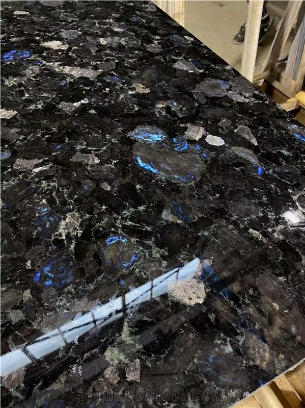 Volga Blue Granite Slabs For Floor