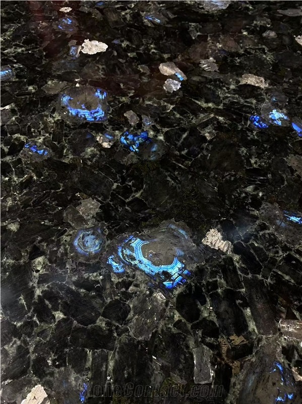 Volga Blue Granite Slabs For Floor