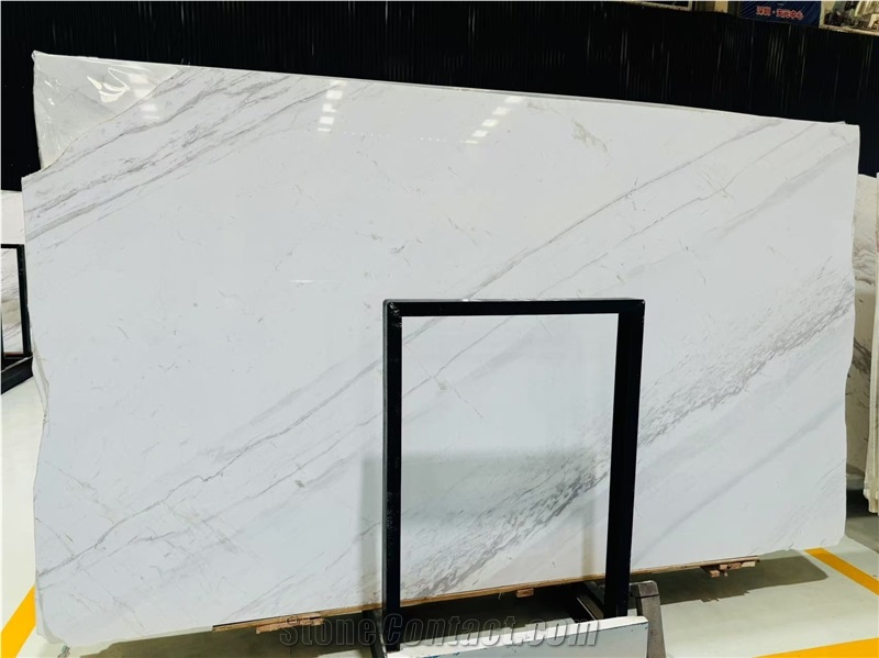 White Volakas Marble Slabs