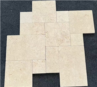 White Limestone French Pattern Tiles