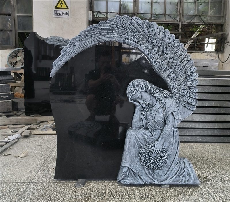 Absolute Black Angel Monuments Memorials