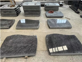 Absolute Black Granite Polished Monuments Standard Euro Style