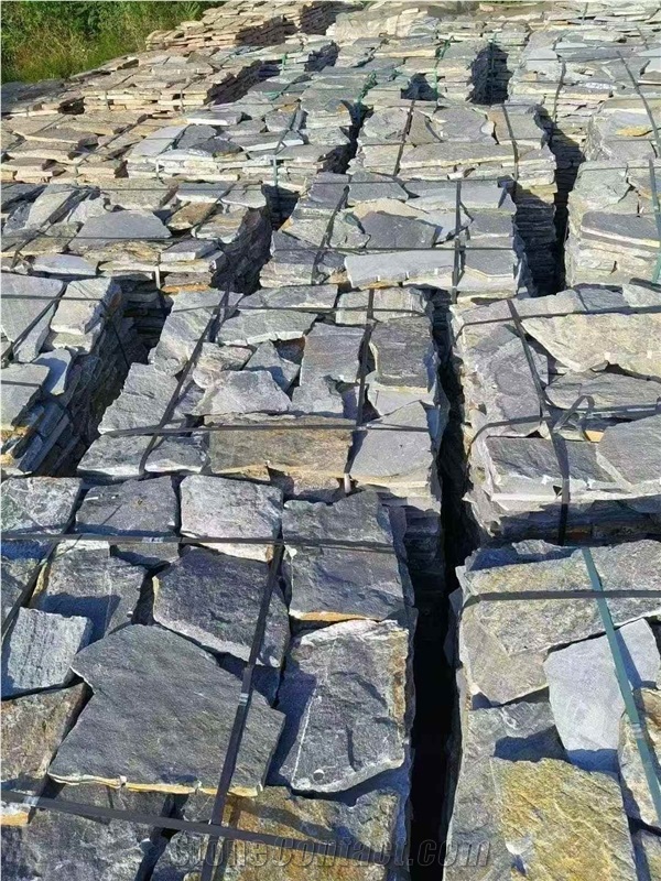 Blue Slate Random Flagstone Pavers