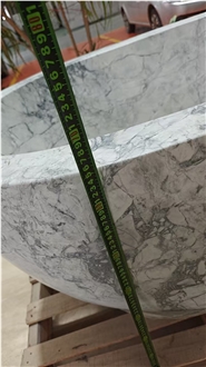Brazilian Cloudy Mist Marble Bathtub